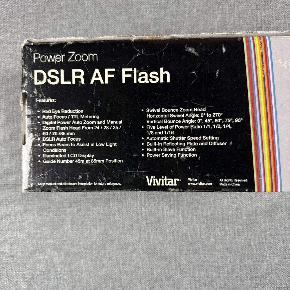 Vivitar Series 1 DSLR Flash ‎ AF Flash Fits Canon